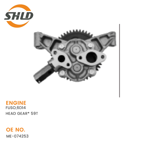 ME-074253 YSK-MB1158 Puerta de aceite para Mitsubishi FUSO, 6D14 Cabeza Gear* 59T