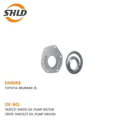 15121-54010 15122-54010 Rotor de la bomba de aceite 13519-54010 13519-54012 Toyota impulsada por la bomba de aceite 4runner 2l YSK-TA1357K